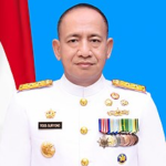 Sardison Wakili Gubernur Ansar Hadiri Sertijab Pangkoarmada I